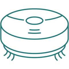 Robotic vacuum cleaner for technological transformation.