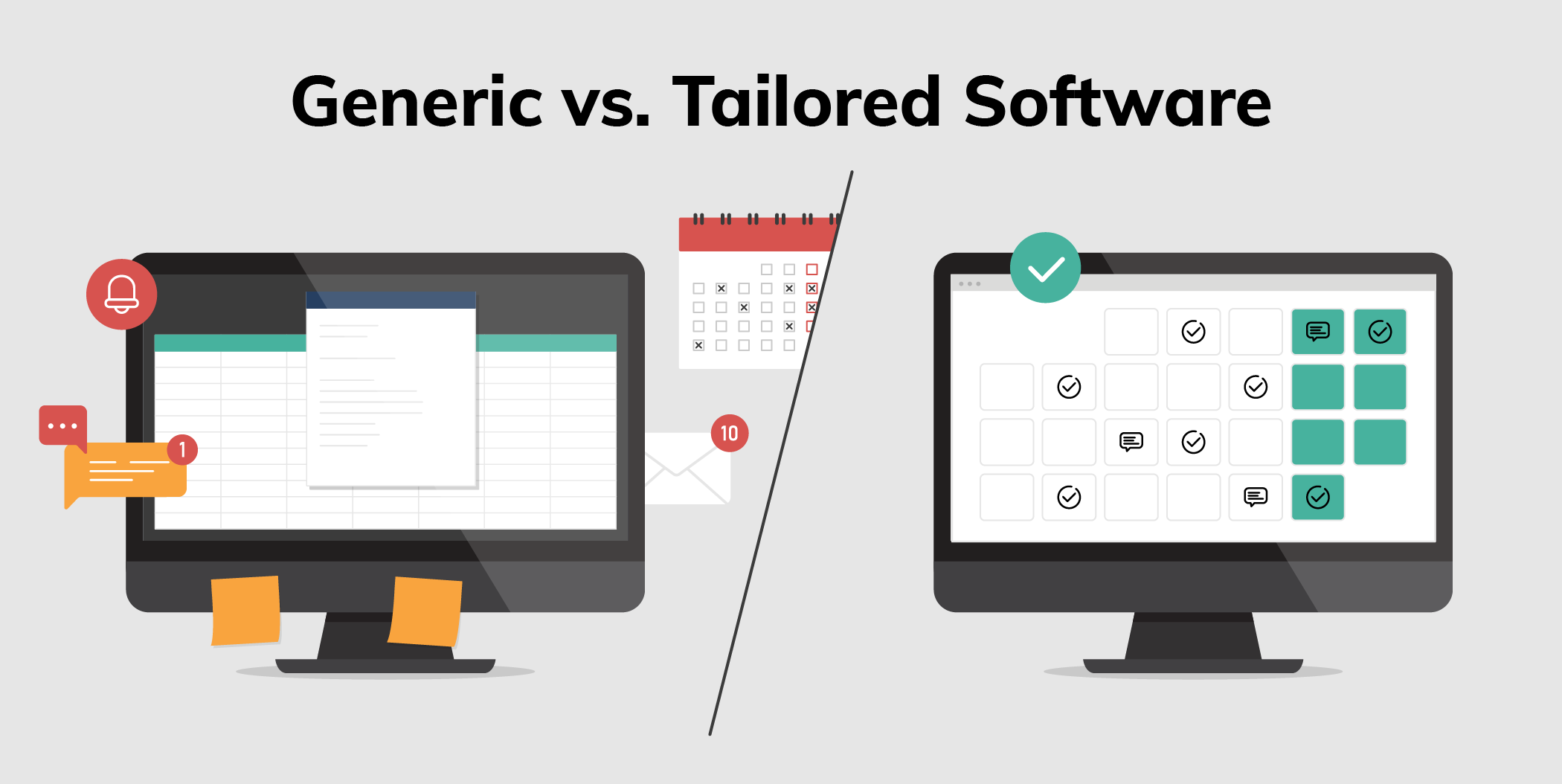 The difference between generic and tailored software for cleaning companies