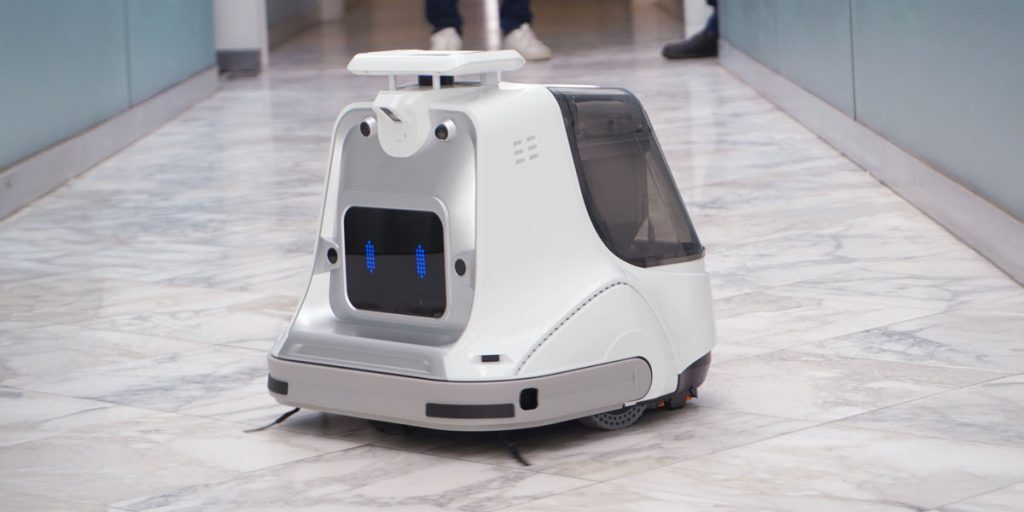 The cleaning robot at CleanManager, showing digitalisation